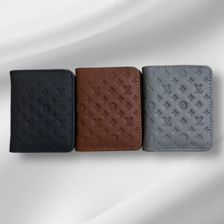 Slim Wallet For Men-Premium Embossed LV