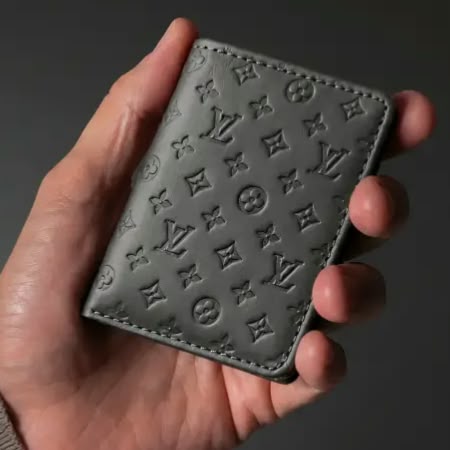 Slim Wallet For Men-Premium Embossed LV
