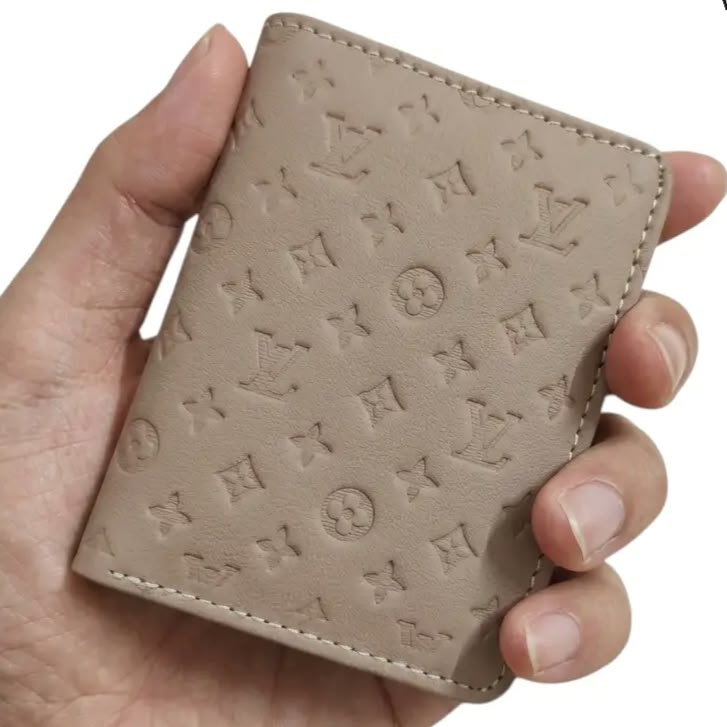 Slim Wallet For Men-Premium Embossed LV