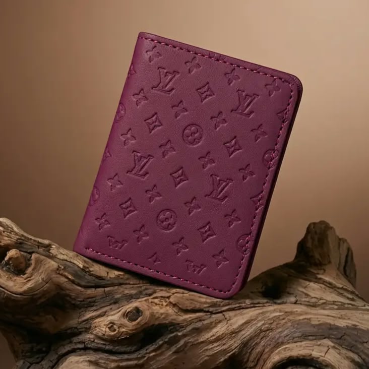 Slim Wallet For Men-Premium Embossed LV