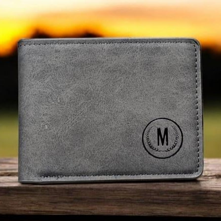 M Logo Wallet For Men