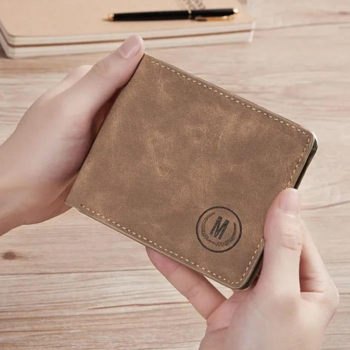 M Logo Wallet For Men