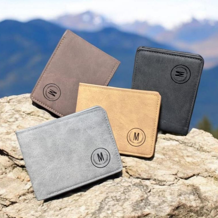 M Logo Wallet For Men