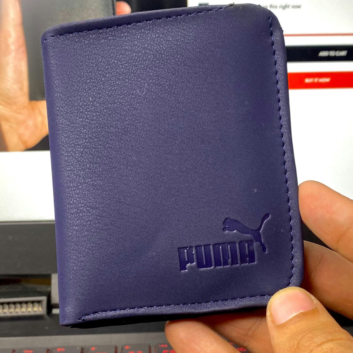 Puma Smart Wallet For Men-Style Embossed Slim Wallet